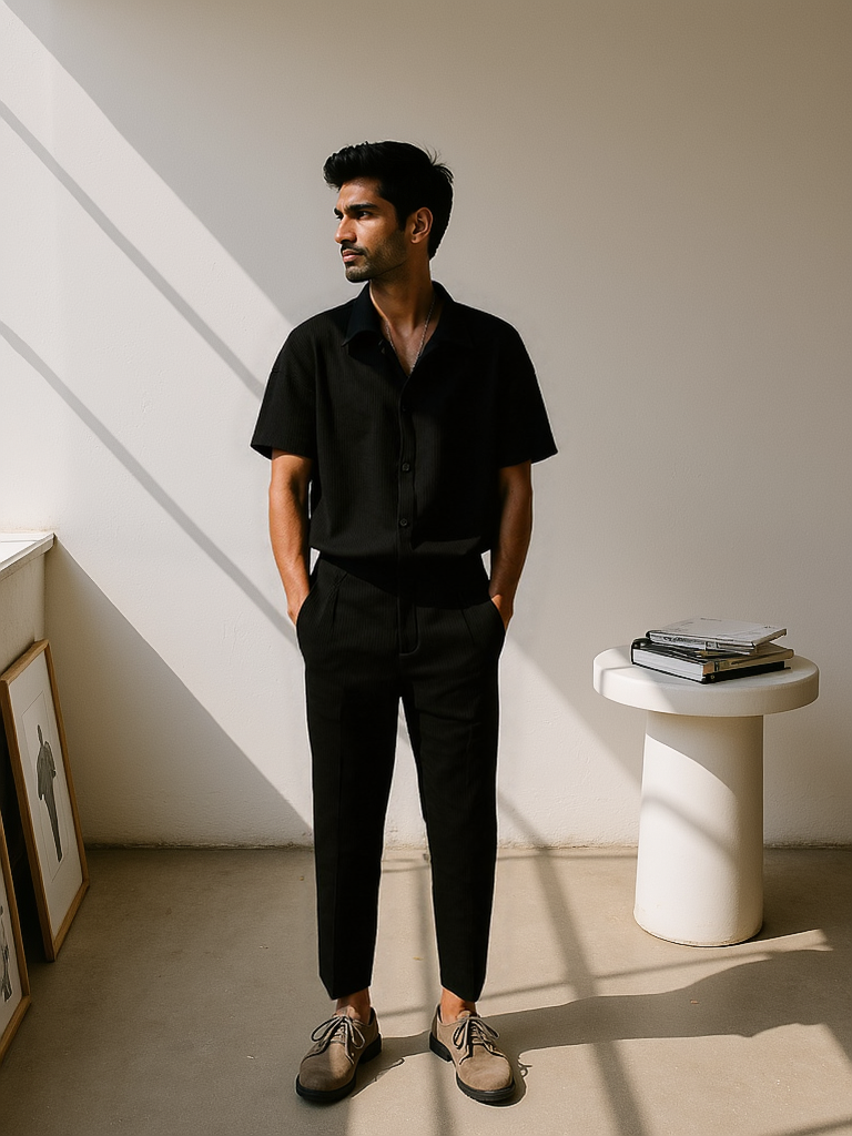 Men’s Pleated Set