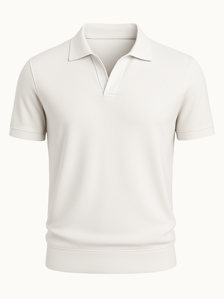 V-Collar Polo Shirt