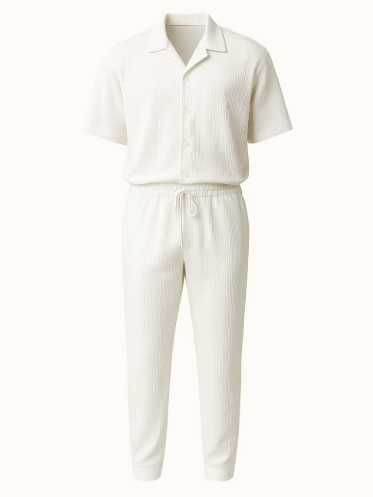 Men’s Pleated Set