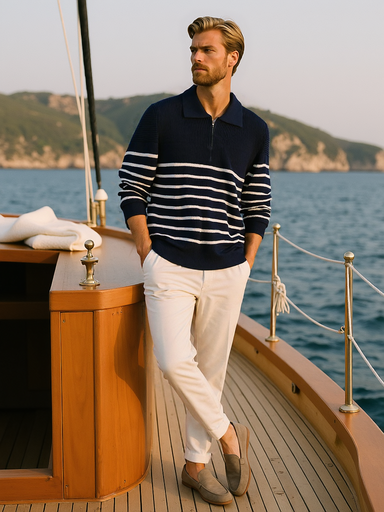 Quarter Zip Sweater