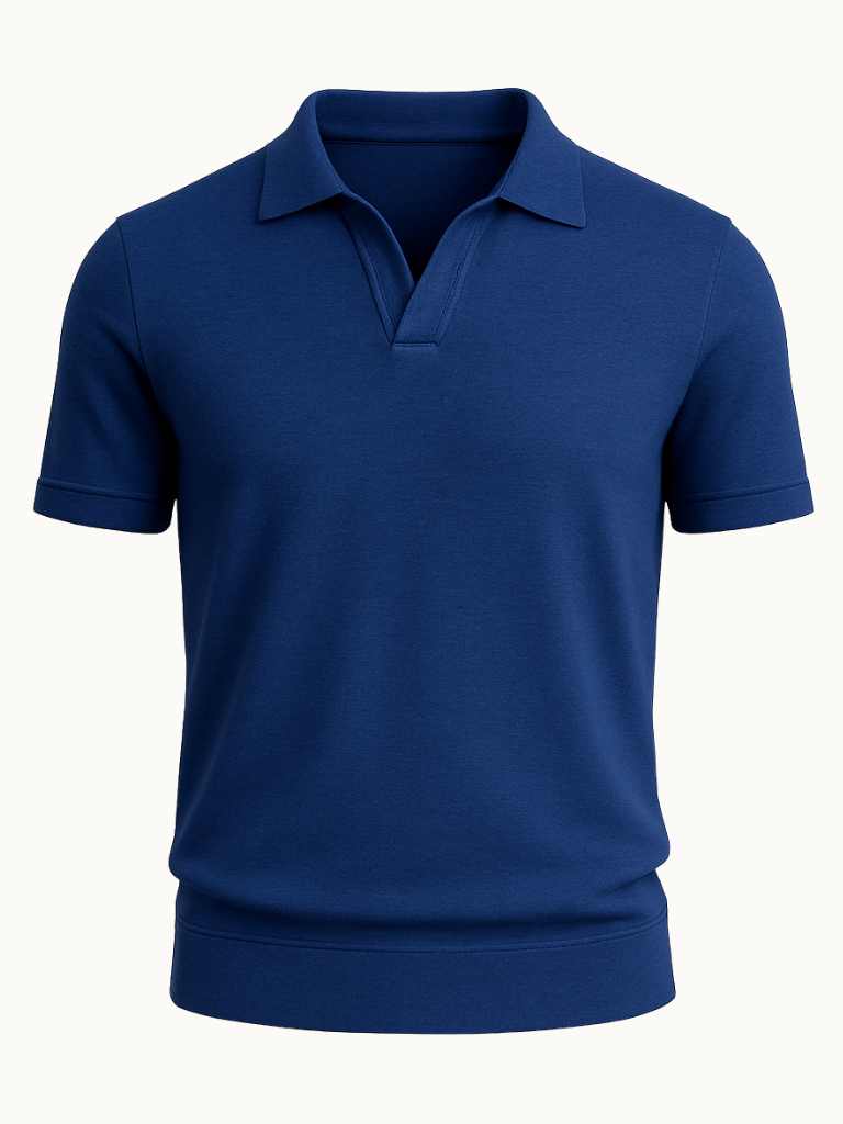 V-Collar Polo Shirt
