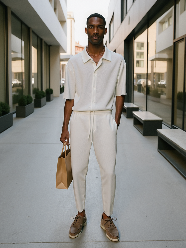 Men’s Pleated Set