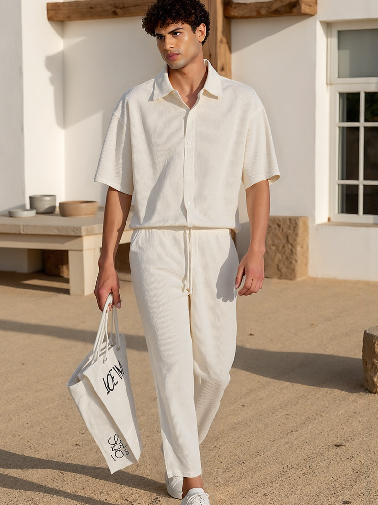 Men’s Pleated Set